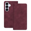 Etui Smart Suede do Samsung Galaxy S26 bordowe