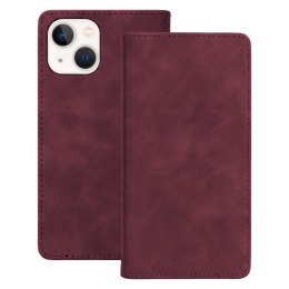 Etui Smart Suede do iPhone 11 bordowe