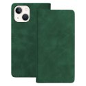 Etui Smart Suede do iPhone 13 6,1" zielone