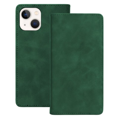 Etui Smart Suede do iPhone 15 6,1" zielone