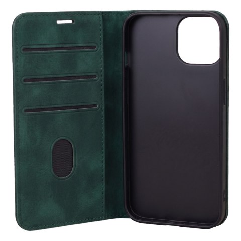 Etui Smart Suede do iPhone 17 6,3" zielone