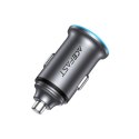 Ładowarka samochodowa Acefast B15 65W USB-A + USB-C - szara