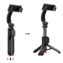 Selfie stick Acefast E42 z automatycznym statywem i pilotem Bluetooth 63 cm - czarny
