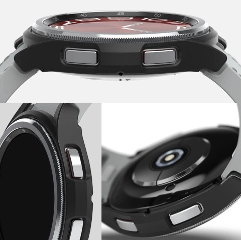 Etui Ringke Slim 2-pack na Samsung Galaxy Watch 6 Classic 43 mm - czarny i przezroczysty