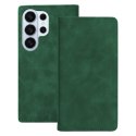 Etui Smart Suede do Samsung Galaxy S26 Ultra zielone