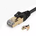 Kabel sieciowy Ethernet Orico PUG-C7 CAT7 10Gbps RJ45 internetowy LAN okrągły 30 m - czarny
