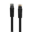 Kabel sieciowy Ethernet Orico PUG-C7B CAT7 10Gbps RJ45 internetowy LAN płaski 1 m - czarny