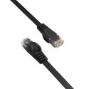 Kabel sieciowy Ethernet Orico PUG-C7B CAT7 10Gbps RJ45 internetowy LAN płaski 3 m - czarny