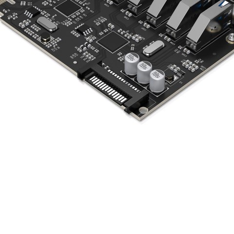 Karta rozszerzeń Orico PVU3 PCI-E 7x USB 3.0 do komputera stacjonarnego - czarna