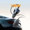 Ładowarka samochodowa Orico ChargeClip 108W 2x USB-A + 4x USB-C z klipsem - czarna