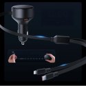 Ładowarka samochodowa Orico Dual Stretch 60 W USB-C z dwoma zwijanymi kablami USB-C + Lightning - czarna