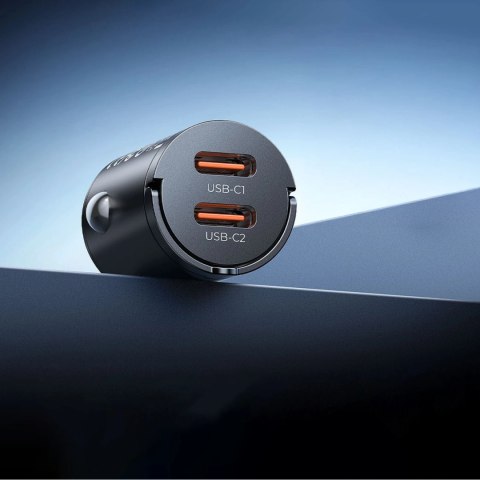 Ładowarka samochodowa Orico MiniRing 30W 2x USB-C - czarna