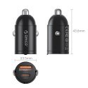 Ładowarka samochodowa Orico MiniRing 30W USB-A + USB-C - czarna
