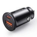 Ładowarka samochodowa Orico PowerMini 30W USB-C + USB-A - czarna