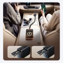 Ładowarka samochodowa Orico Twin Reach 45W USB-A + USB-C z dwoma zwijanymi kablami USB-C - czarna