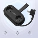 Listwa zasilająca Orico AP3 20W GaN 5w1 2x AC + 2x USB-A + 1x USB-C - czarna