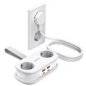 Listwa zasilająca Orico AP3 65W GaN 6w1 2x AC + 2x USB-A + 2x USB-C - biała