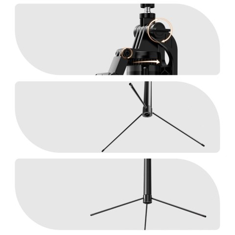 Selfie stick Orico SPM170 tripod 1/4" na telefon kamerę aparat Bluetooth 5.2 - czarny