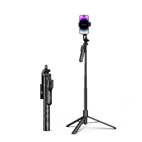 Selfie stick Orico SPM175 tripod 1/4" na telefon kamerę aparat z obrotem 360 stopni Bluetooth 5.2 - czarny