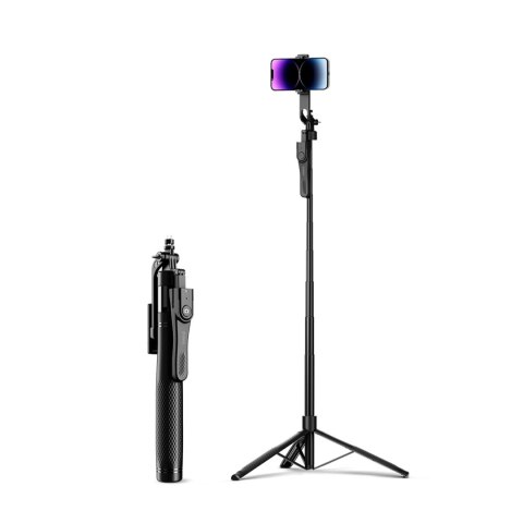 Selfie stick Orico SPM215 tripod 1/4" na telefon kamerę aparat z obrotem 360 stopni Bluetooth 5.2 - czarny