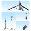 Selfie stick Orico SPM215 tripod 1/4" na telefon kamerę aparat z obrotem 360 stopni Bluetooth 5.2 - czarny