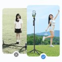 Selfie stick Orico SPN185 statyw 1/4" na telefon kamerę aparat z obrotem 360 stopni Bluetooth 5.2 - czarny