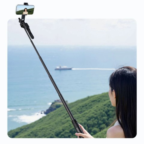 Selfie stick Orico SPN185 statyw 1/4" na telefon kamerę aparat z obrotem 360 stopni Bluetooth 5.2 - czarny