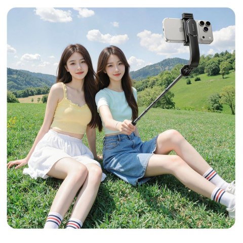 Selfie stick Orico SPV90 aluminiowy mini tripod Bluetooth obrót 360 stopni - czarny