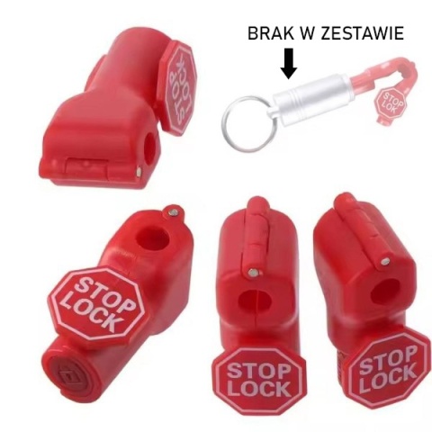 Zabezpieczenia antykradzieżowe haków sklepowych (SET 25 SZT) STOP LOCK 5mm
