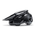 Kask rowerowy Rockbros LK-99 na rower górski z regulowanym daszkiem i zapięciem magnetycznym 58-62 cm - czarny