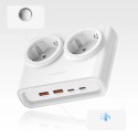 Listwa zasilająca Orico PDC25 25W 6w1 2x AC + 2x USB-A + 2x USB-C - biała