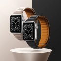 Pasek magnetyczny Magnetic Strap opaska bransoleta do Apple Watch 38 / 40 mm - brązowy