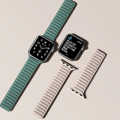 Pasek magnetyczny Magnetic Strap opaska bransoleta do Apple Watch 38 / 40 mm - czarny