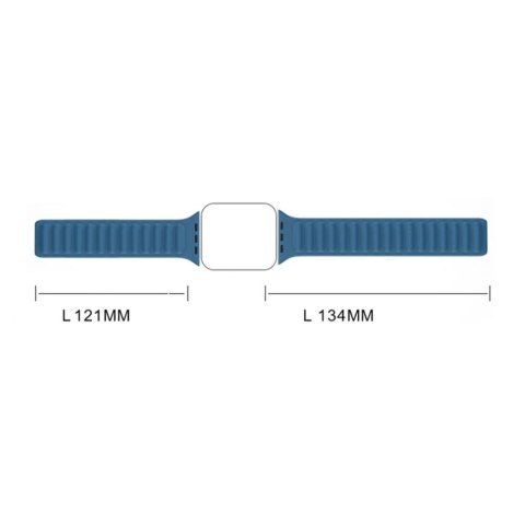 Pasek magnetyczny Magnetic Strap opaska bransoleta do Apple Watch 38 / 40 mm - czarny
