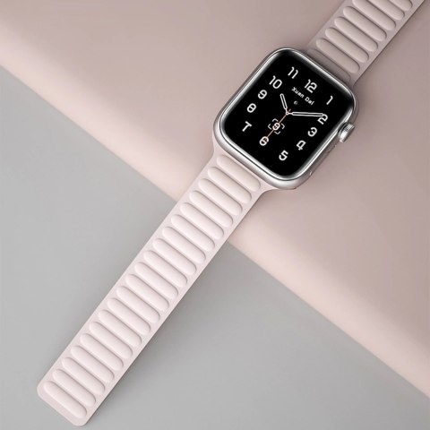 Pasek magnetyczny Magnetic Strap opaska bransoleta do Apple Watch 38 / 40 mm - czerwony