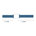 Pasek magnetyczny Magnetic Strap opaska bransoleta do Apple Watch 38 / 40 mm - niebieski