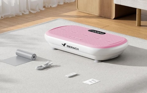 Platforma wibracyjna MERACH MR-2440P1-EU (różowa)