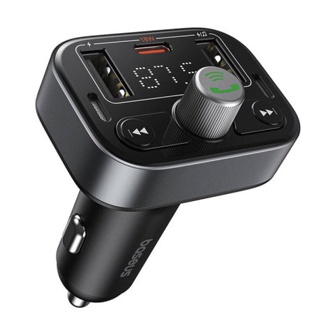 Transmiter FM Baseus S-09 Pro, Bluetooth (czarny)