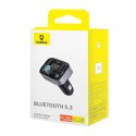 Transmiter FM Baseus S-09 Pro, Bluetooth (czarny)