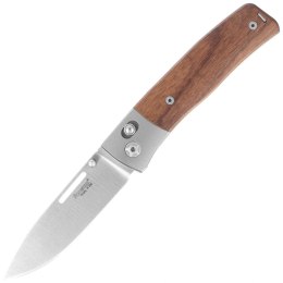 Nóż składany LionSteel NiNi Titanium Bolsters / Santos Wood, Satin M390 by Gianni Pauletta (NN2 ST)