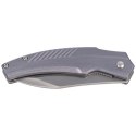 Nóż składany Third Decor Habitat N71 Gray Aluminum, Satin 420 (TH-N71G)