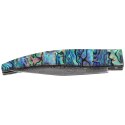 Nóż składany Third Decor Habitat N92DV Abalone/Acrylic, Damascus (TK-N92DV)