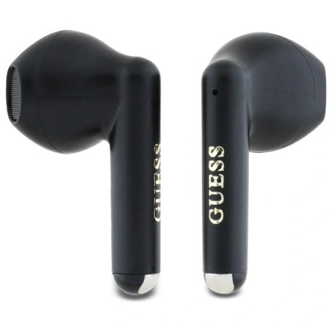 Słuchawki bezprzewodowe Guess Printed Classic Logo Bluetooth - czarne