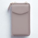 Torebka / saszetka na telefon z funkcją portfela, (18*11*5cm), PINK / RÓŻOWY