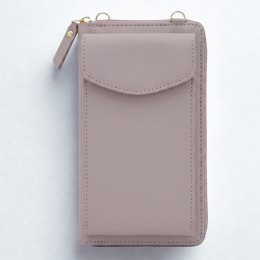 Torebka / saszetka na telefon z funkcją portfela, (18*11*5cm), PINK / RÓŻOWY