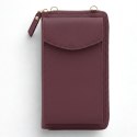 Torebka / saszetka na telefon z funkcją portfela, (18*11*5cm), RED / CZERWONY