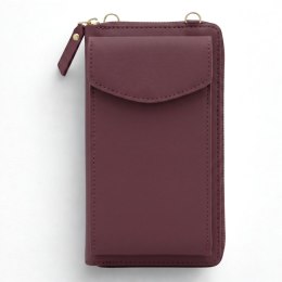 Torebka / saszetka na telefon z funkcją portfela, (18*11*5cm), RED / CZERWONY