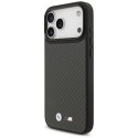 BMW futerał do IPHONE 17 Pro Max kompatybilny z MagSafe BMHMP17X24CFMMK (Kevlar Matt) black