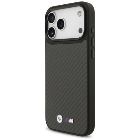 BMW futerał do IPHONE 17 Pro Max kompatybilny z MagSafe BMHMP17X24CFMMK (Kevlar Matt) black