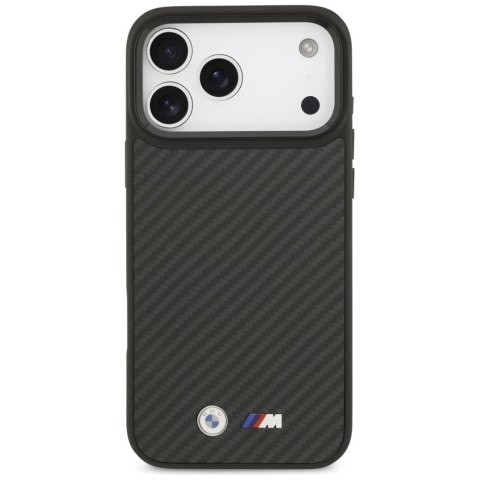 BMW futerał do IPHONE 17 Pro Max kompatybilny z MagSafe BMHMP17X24CFMMK (Kevlar Matt) black